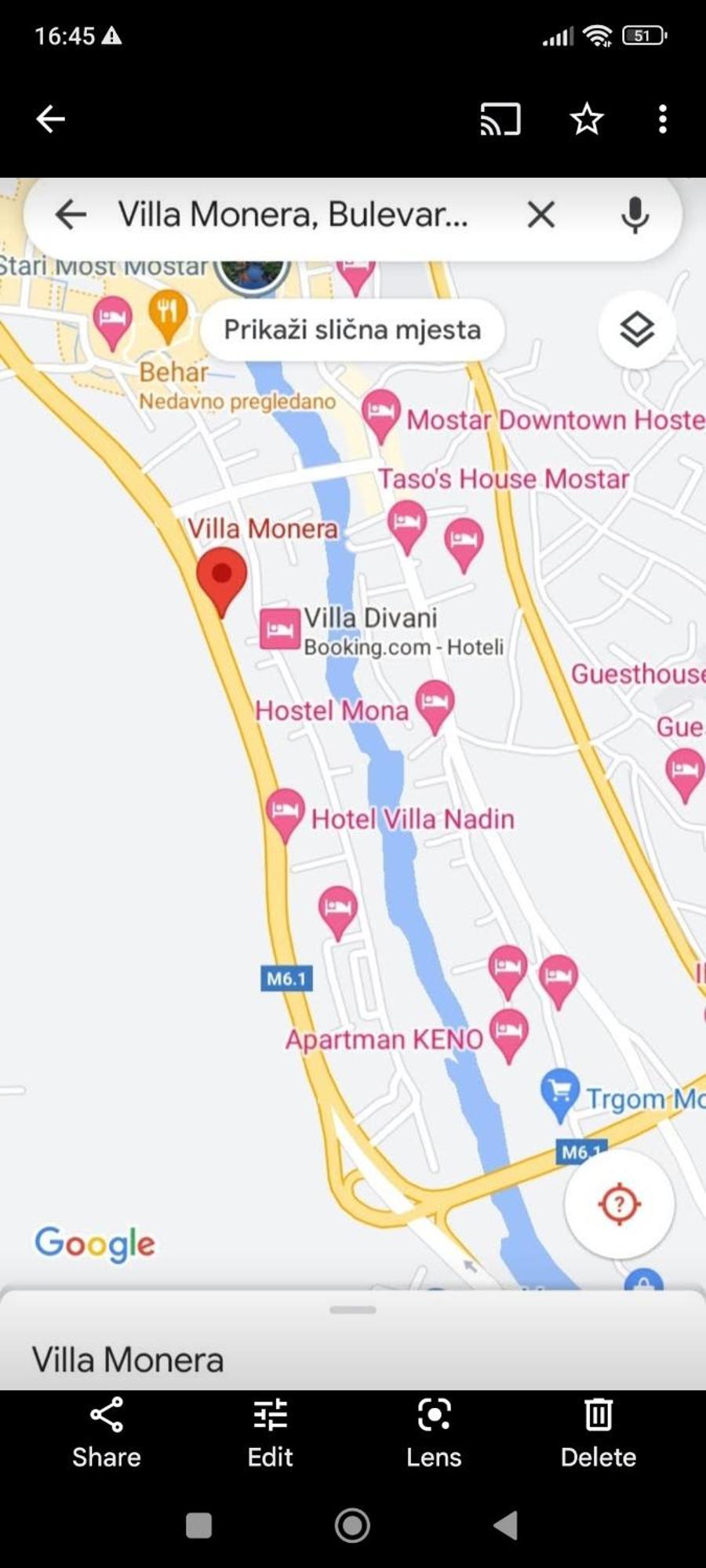 Villa Monera Apartments & Rooms & Free Garage Мостар Екстериор снимка